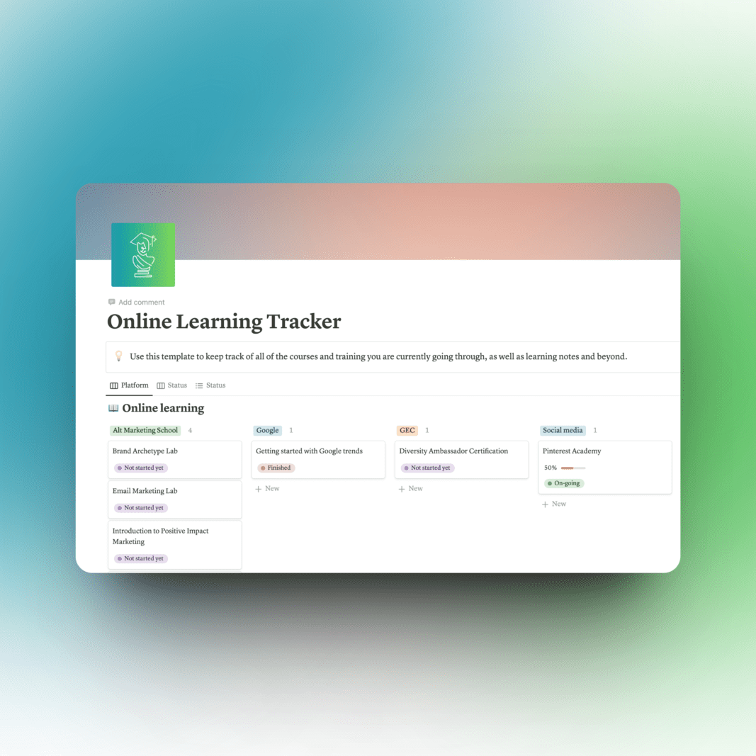 Online Learning Tracker – Online Learning Track Programs – UPQUZQ